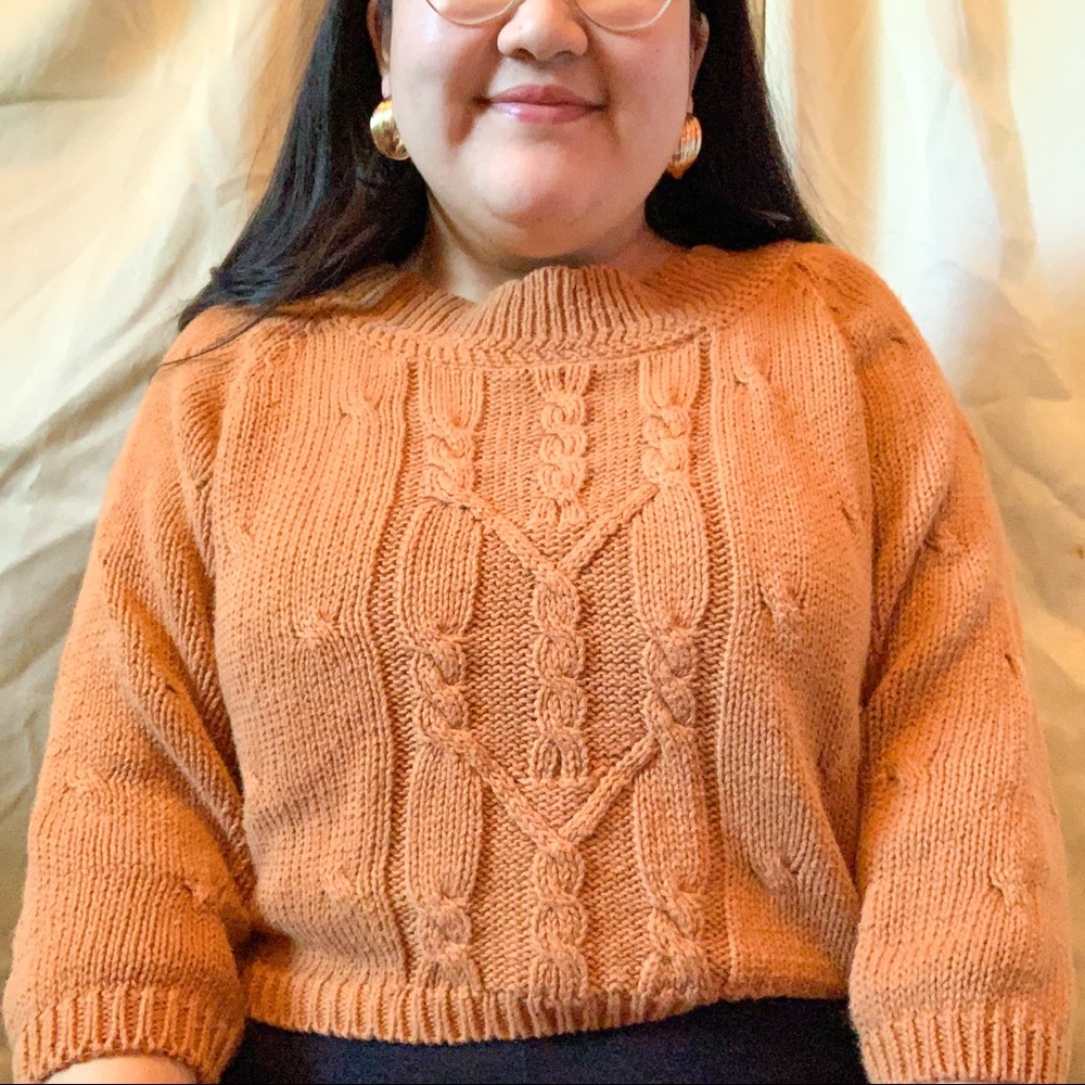Vintage 80’s Crop Knit Sweater